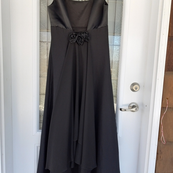 NUMODE Elegant Prom Black Sleeveless Full-Length Dress Size 11/12 Made in Canada - Picture 1 of 10